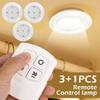 Super Bright Wireless LED Night Light with Remote Control Dimmable LED Under Cabinet Lights for Closets Wardrobe Kitchen Bedroom