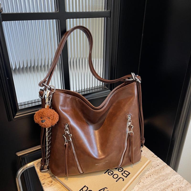 Autumn and Winter Tote Bag Women's New Large-capacity Commuting Backpack Can Be Crossbody Versatile High-texture Going Out Backpack