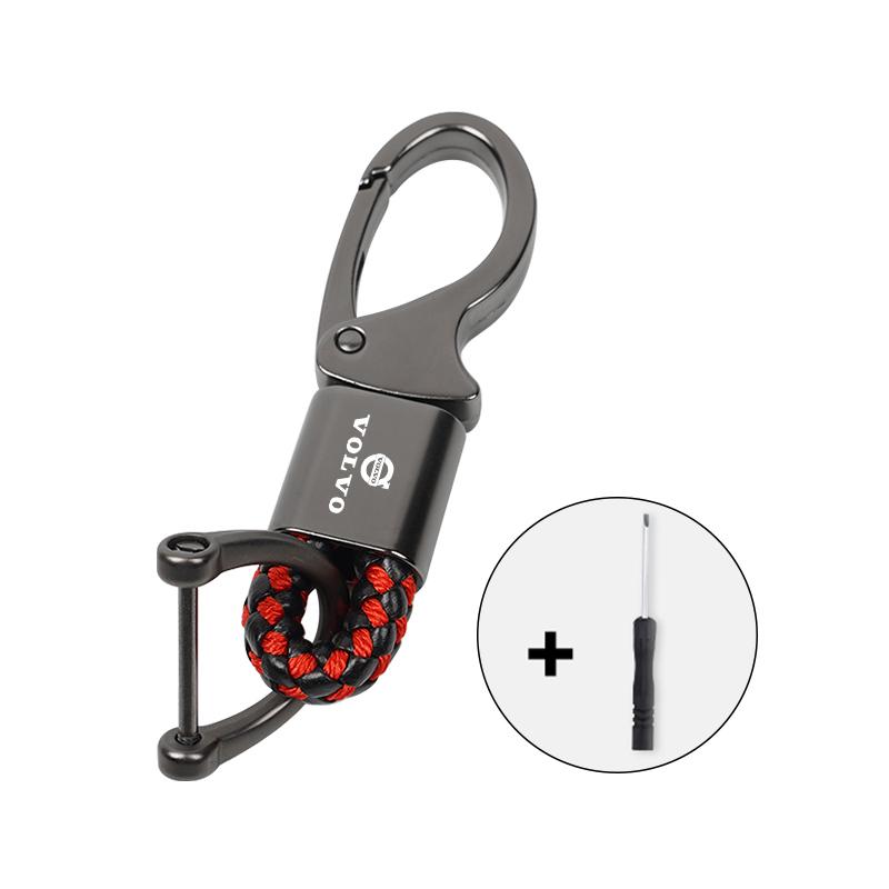 Metal Keychain Customize Car Emblem Keyring Pendant For Volvo C40 S40 V60 V40 XC90 S60 C30 XC60 V50 V70 S90 XC40 S80 T6 V90 EX90