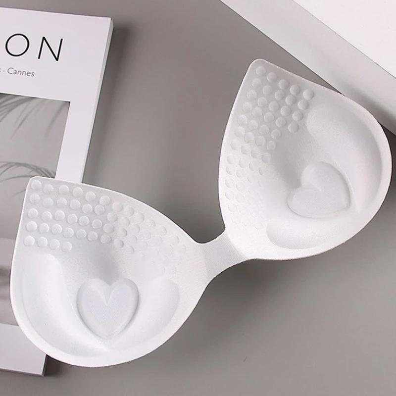 Толстая накладка на грудь, цельная губка, массажная накладка на ладонь, в форме сердца