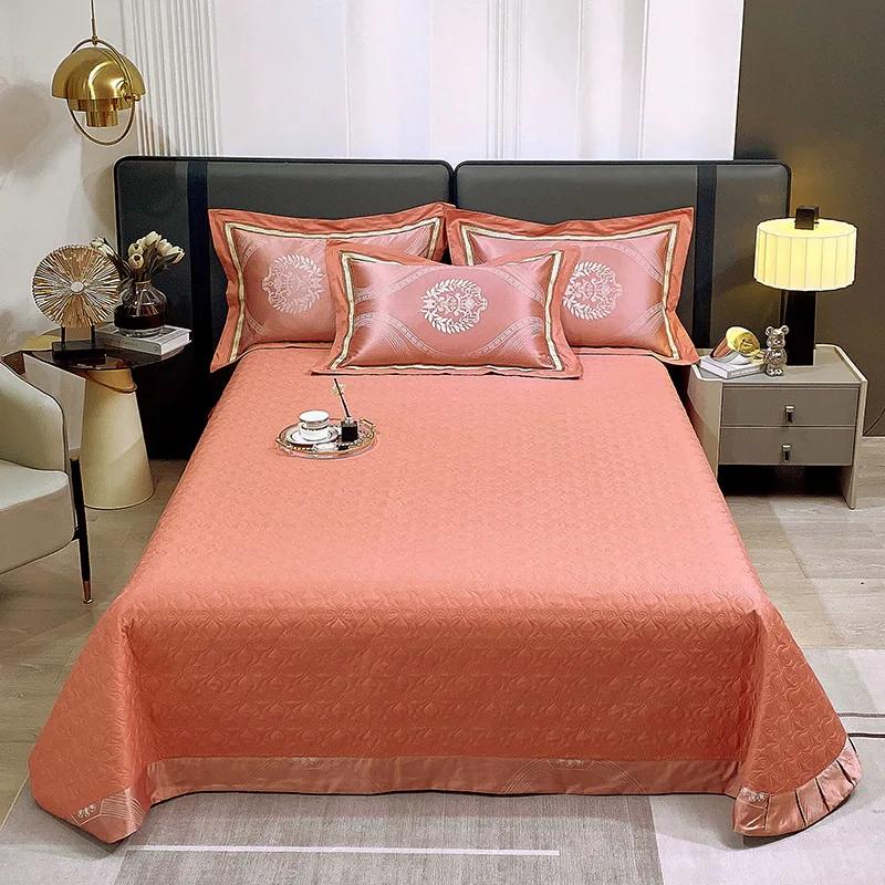 Европейский рельефный стеганый хлопковый стеганый хлопковый наматрасник цельный хлопковый утолщенный наматрасник двуспальный наматрасник комплект из 3 предметов