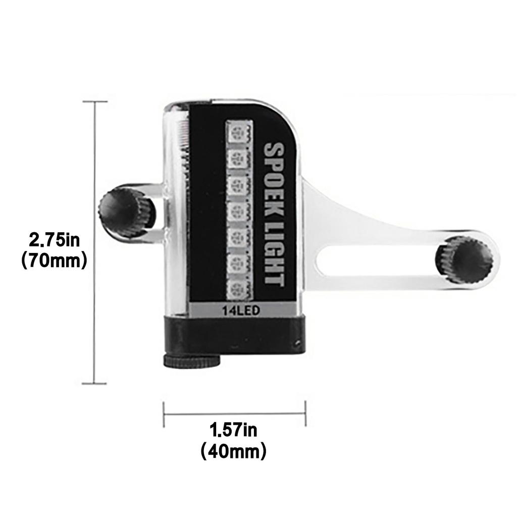 (проектор)Водонепроницаемый фонарь со спицами, 14 светодиодов, велосипедные фонари, велосипедное колесо, цветной сигнал