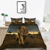 2023 Новый стиль 3D Роскошный стиль 2/3 шт. Постельное белье Кровать Удобный комплект пододеяльников с принтом волка Домашний текстиль Полиэстер Подарок для мальчика