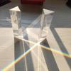 Photography Triangular Prism 25x25x80mm Rainbow Crystal Glass Effects Filter for Studio Shooting Dispersion