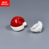 MOC Blocks Christmas Hat Ideal For 4cm Figure Accessories Assembled Particles Construction Bricks Children's Playthings Plastic Material Dolls