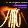 Сверхяркая COB светодиодная лента: 320 светодиодов для освещения двора, потолка и создания атмосферы в доме, с тремя цветовыми вариантами.