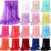 Long Chiffon Scarf Women Summer Silk Scarves Soft Wrap Thin Shawls Foulard Pure Color Hijab Stoles