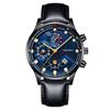 Fashion Calendar Business Men's Watch Men's Watch Six-Pin Belt Quartz Watch