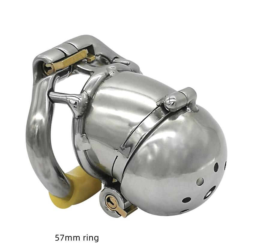 Эргономичное устройство верности для мужчин из нержавеющей стали, клетка для члена, замок для пениса, кольцо для члена, пояс верности, S058