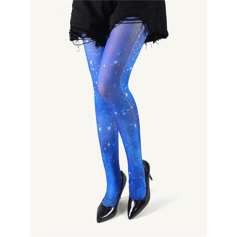 Весенне-летние тонкие колготки с цветочным принтом, универсальные чулки с узором «бабочки», женские колготки, чулочные изделия, устойчивые к зацепкам