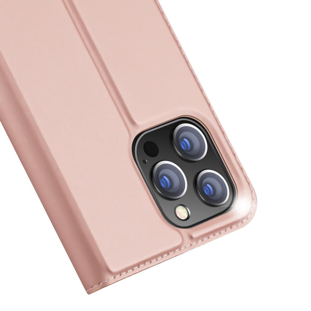 Dux Ducis Skin Pro Flip Cover Case for iPhone 14 Pro Max in Pink