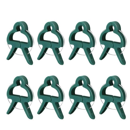 50 шт. зажимы для садовых растений, многоразовые выпрямляющие стебли растений, зажимы для лоз, растут вертикально, лазают