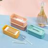 Portable Cotton Swab Box Travel Dental Floss Holder Case Sundries Organizer Box Dust-proof Wire Earphone Cable Storage Box