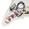 Musiclily Pro SE Prewired Pickguard Alnico 5 Humbucker и Mini Toggle Switch Set для Strat Electric Guitar Aged White ST-HH-OMHA 3-Ply