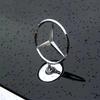 CDQ1 2025 Hot New Zinc Alloy Car Front Hood Emblem Bonnet Label Badge Decal Sticker For Mercedes Benz W204 W210 W220 W212 C180 C200 C