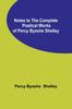 Книга Notes To the Complete Poetical Works of Percy Bysshe Shelley