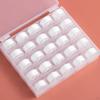 36 Pieces Prewound Bobbin Thread Collection Sewing Machine Bobbins Polyester Spools Storage