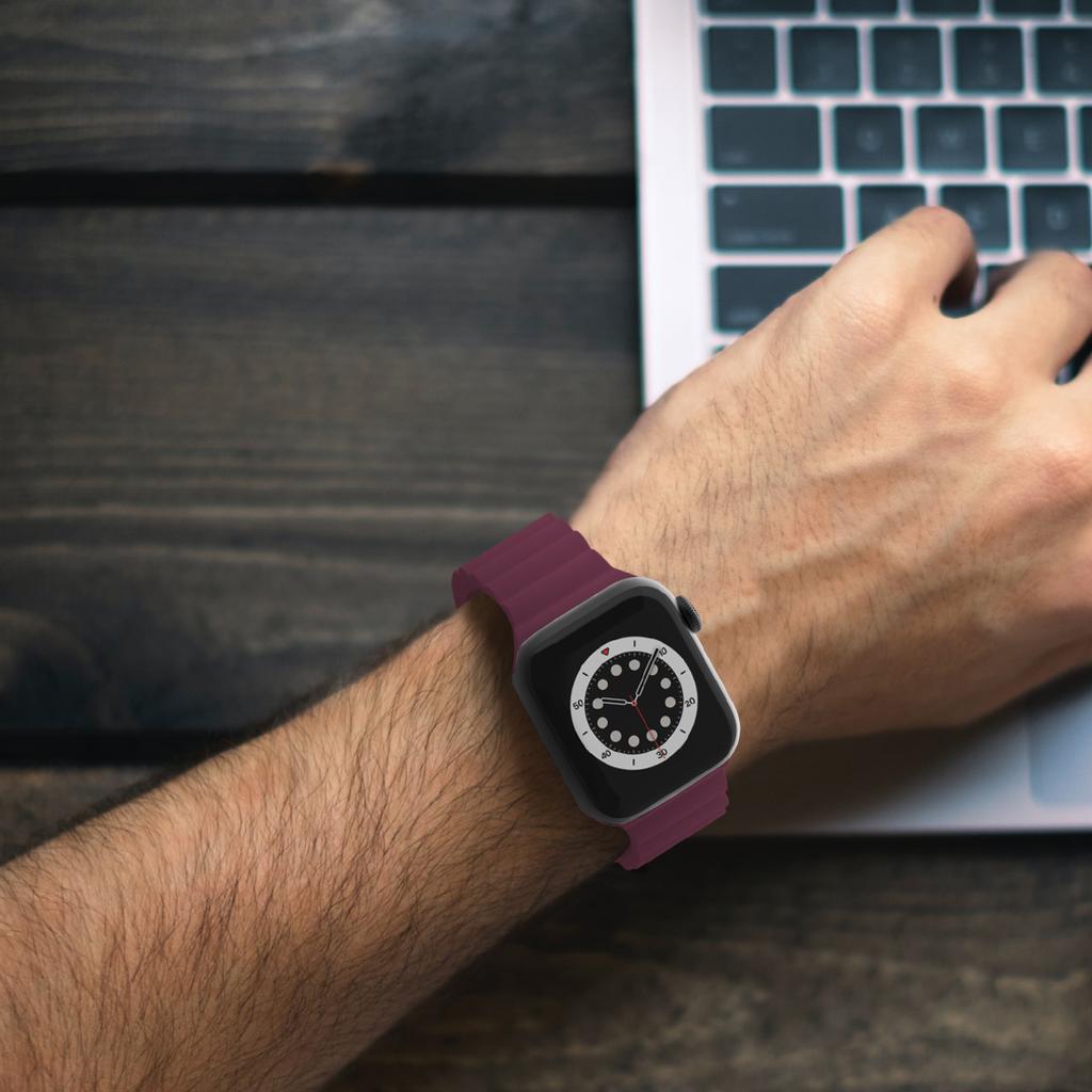 Силиконовый ремешок для Apple Watch, ремешок для часов 44 мм, 45 мм, 42 мм iWatch 40 мм, 38 мм, 41 мм, ремешок для часов Correa, браслет, Apple Watch Serie 7, 3, 5, 6 se