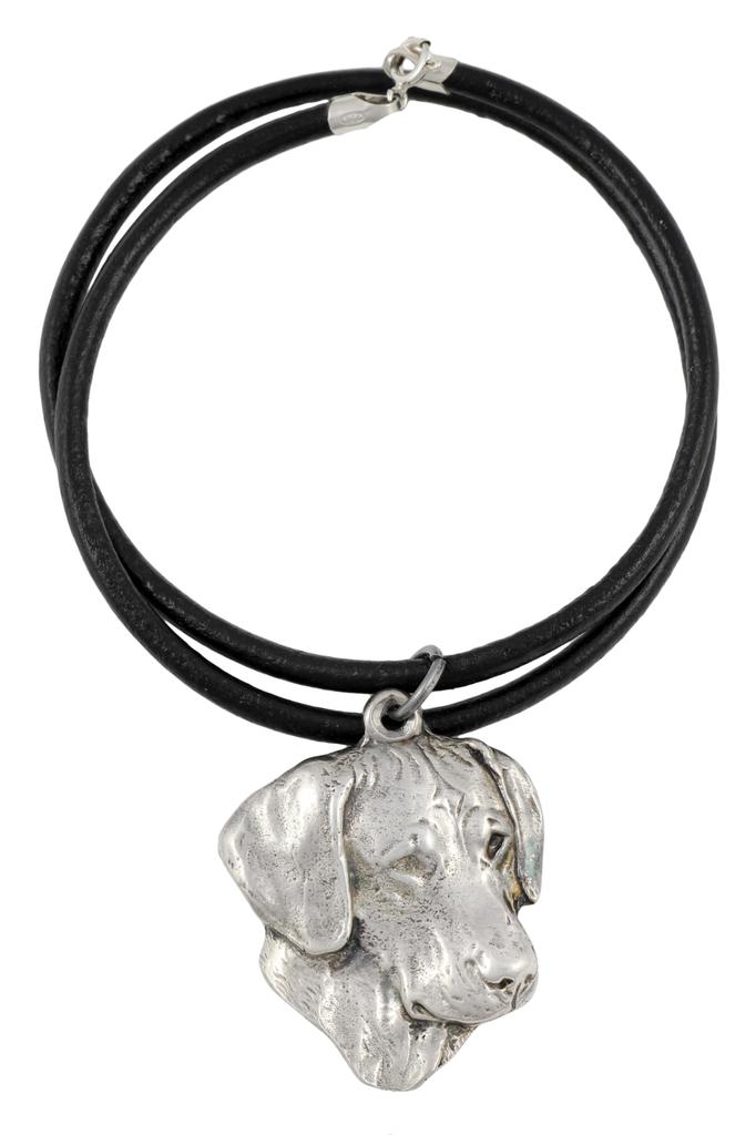 Rhodesian Ridgeback, African Lionhound - Dog necklace in gift box, silver-plated locket for dog fan, striking pendant by Art-Dog brand