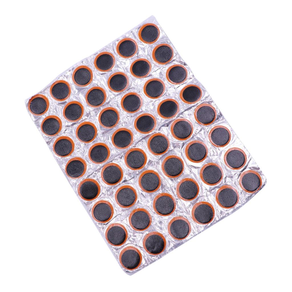 Pack Of 48 Tire Patches Cold Repair Tool Emergency Tire Fix Waterproof Tire Patches Simple To Use for Motorbikes & Bikes