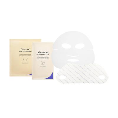 SHISEIDO Vital Perfection L Define Radiance Маска-салфетка для лица Цветочный аромат и уменьшает сухость (6 упаковок) Укрепляет, Осветляет,