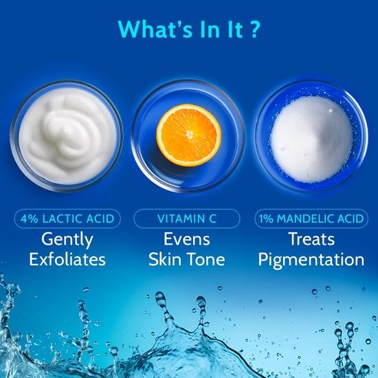 Chemist at play Роликовый дезодорант для подмышек с 5% AHA, молочной кислотой и 1% миндальной кислотой | Отшелушивает подмышки | Для чувствительной кожи | Без спирта - 40 мл