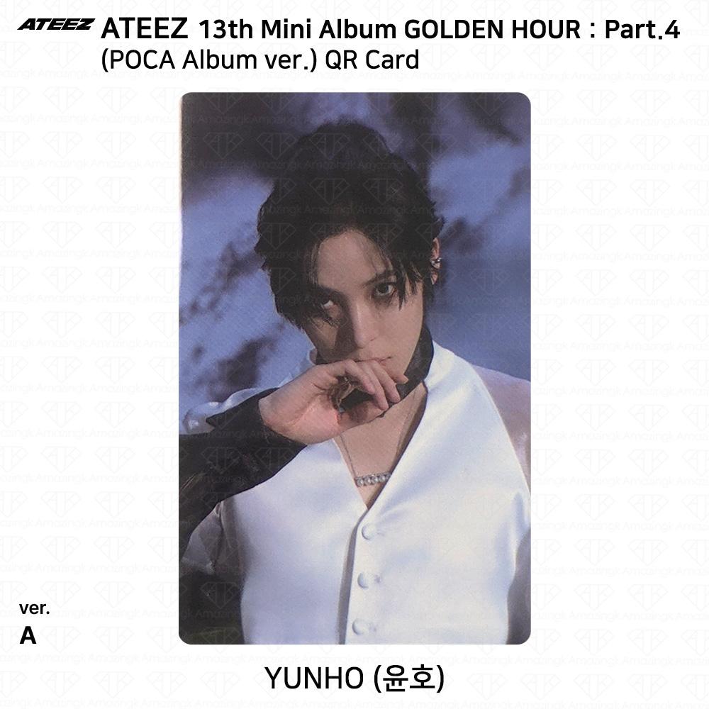 ATEEZ 13-й мини-альбом Golden Hour Часть 4 POCA Альбом версия. Фотокарта