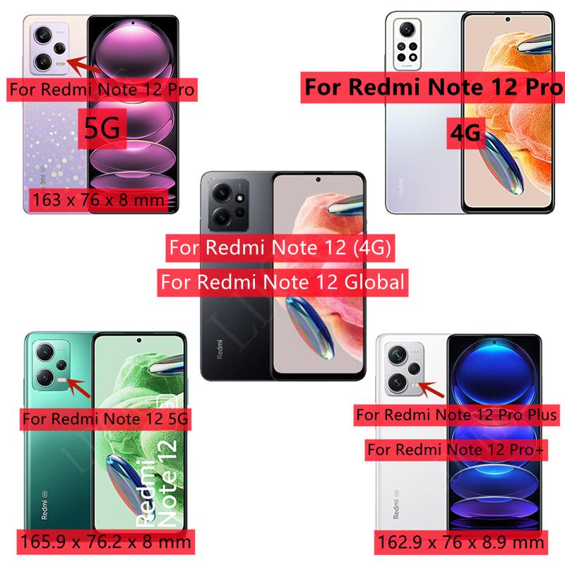 Для чехла Xiaomi Redmi Note 12S Чехол Redmi Note 12S Capas Back Liquid Silicone Soft TPU Fundas Redmi Note 10 11 12 Pro Plus 12S