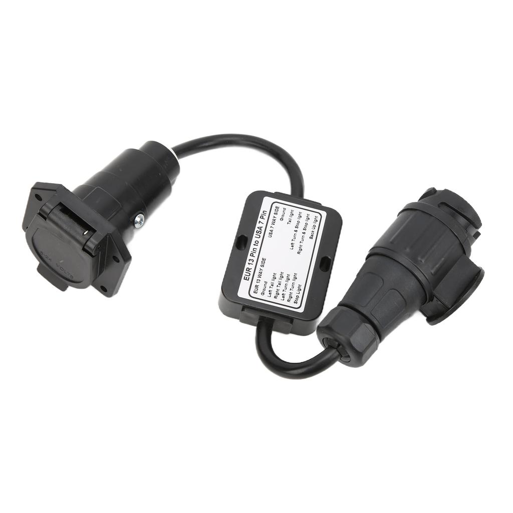Европейский 13-контактный вилка на американскую 7-контактную вилку круглый разъем для прицепа Электрический преобразователь