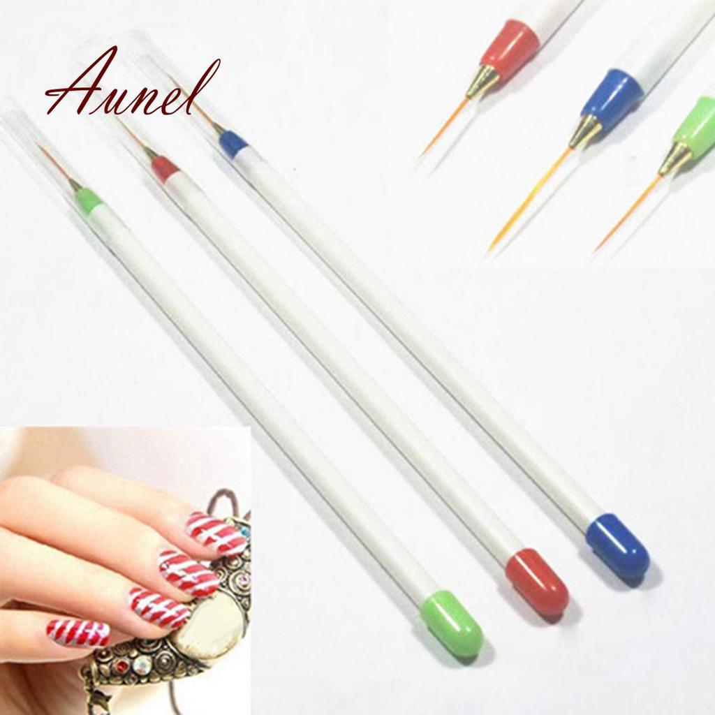 Vogue 3 шт./компл., тонкий лайнер для дизайна ногтей, декор, живопись, рисунок, кисть для ручки «сделай сам»