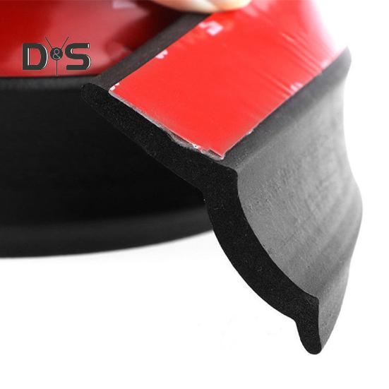 Car Front Lip Spoiler Universal Flexible EPDM Material Easy Installation Aggressive Sports Car Look