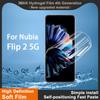 Для Nubia Flip2 5G Glass IMAK Hydrogel Film 4-го поколения Full Cover Screen Protector