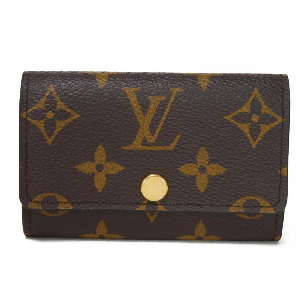 Used 12564 Multicles 6 M62630 7949 Current LV Logo Flower 6-Row Brown New RFID IC Chip Monogram Armagnac Unisex from