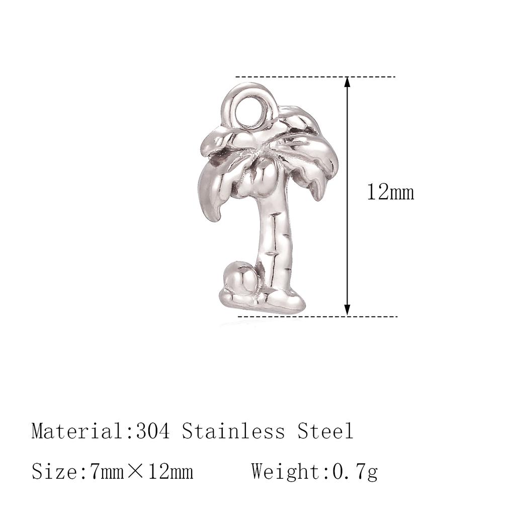 3Pcs Pet Dog Claw/Compass North Star/Sea Wave/Cat's Paw Charms Stainless Small Pendants for Necklace Bracelet DIY Jewelry Making