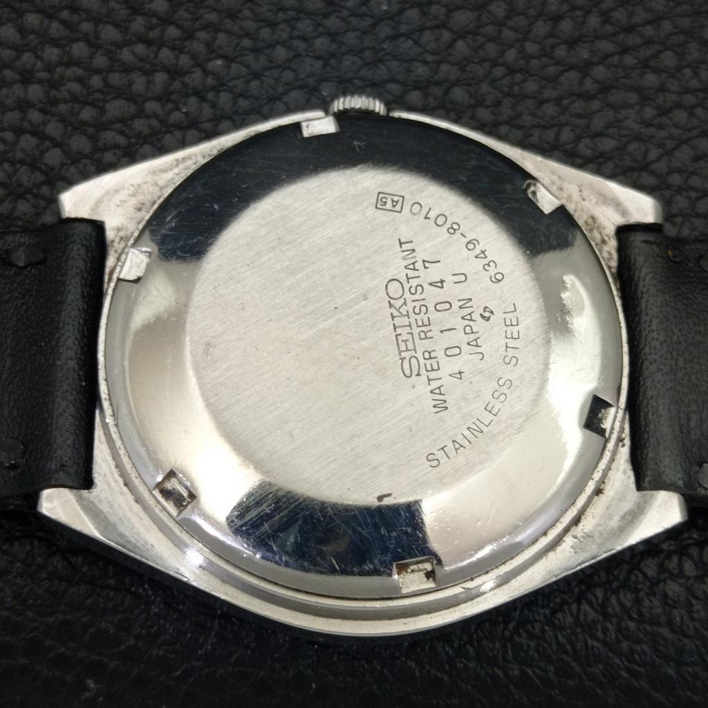 ВИНТАЖНЫЕ МУЖСКИЕ АВТОМАТИЧЕСКИЕ ЧАСЫ SEIKO 5 JAPAN 6309A С ЧЕРНЫМ ЦИФЕРБЛАТОМ a702734-1 R210-a702734