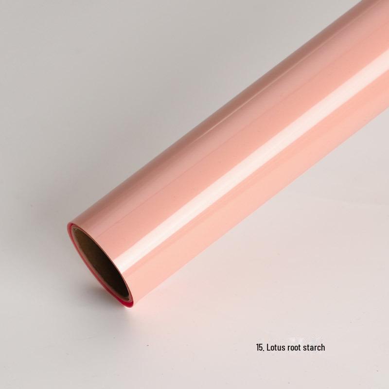 Рулонная желейная пленка, водонепроницаемая упаковочная бумага для цветов, прозрачная хрустальная бумага для цветочных магазинов