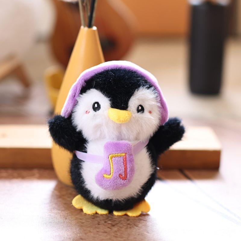 Penguin Dress Fruit Up Plush Toy Cartoon Keychain Backpack Pendant Holiday Gift