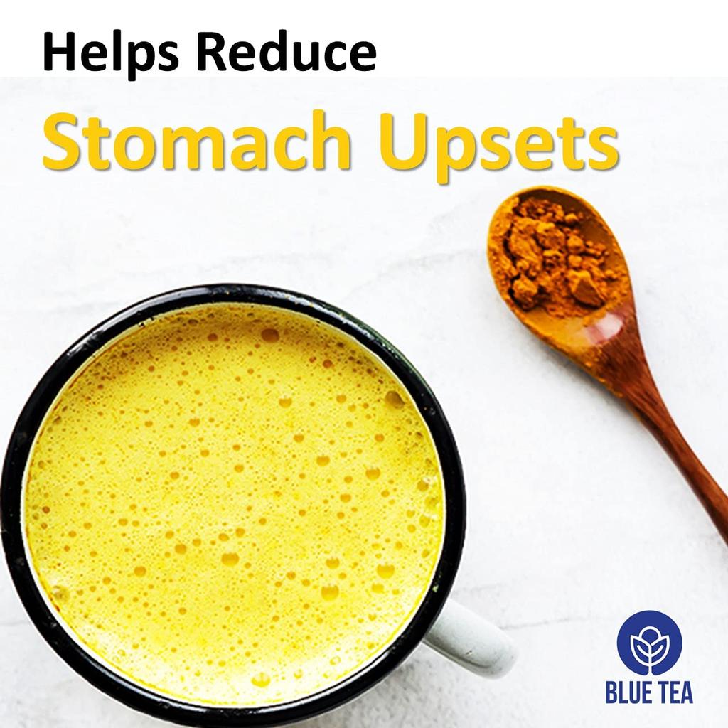 Чай из Куркумы и Моринги (15 пак, 2,5 г), Turmeric Moringa Herbal Tea,  Blue Tea