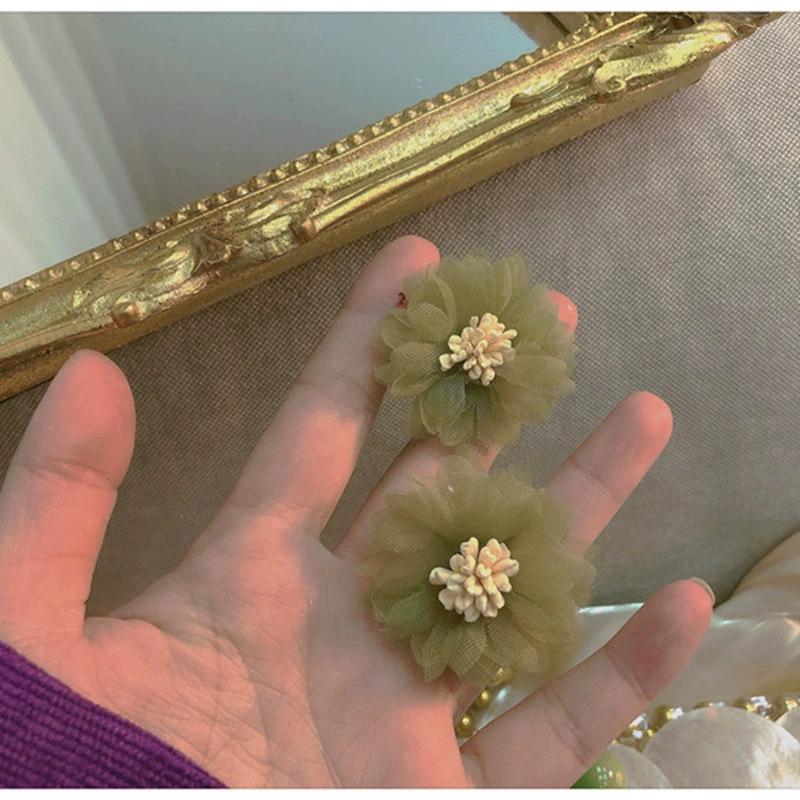 Серьги-гвоздики Silver Needle Dongdaemun Fresh Colorful - Простые, Универсальные, Роскошные гвоздики с ощущением высокого класса