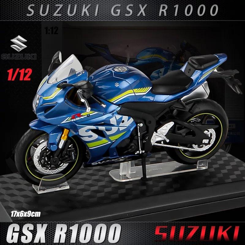 RUM1:12 Scale Suzuki GSX-R1000 Alloy Motorcycle Model diecast car Toys for Boys baby toys birthday gift car toys kids toys car model car toys model