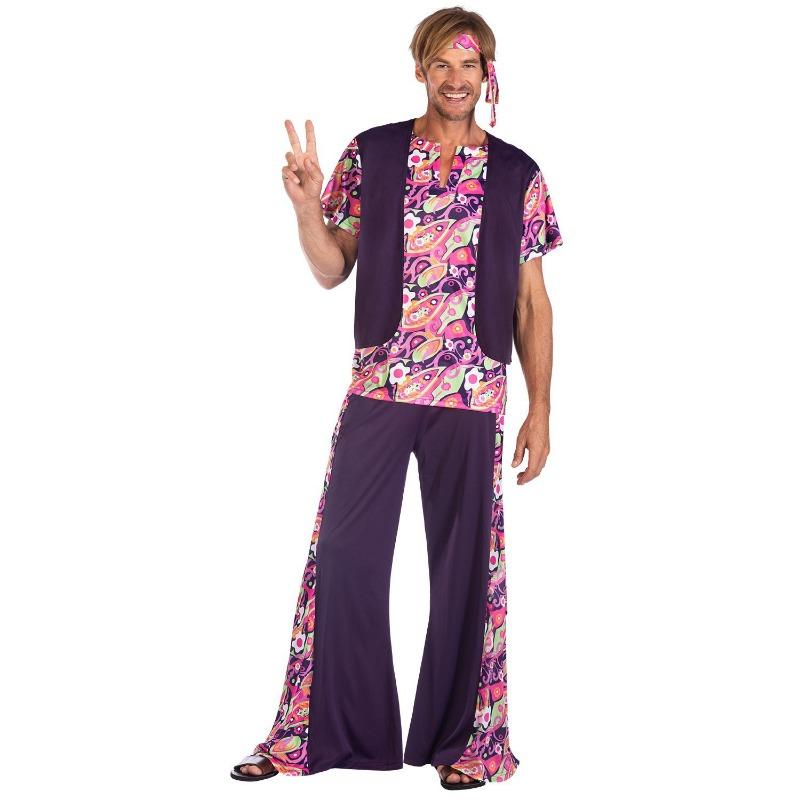 Хэллоуин ретро диско хиппи костюм рок-группа пара хип-хоп костюм для вечеринки