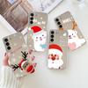 Чехол-коробка Funda для Samsung Galaxy S22 S21 Ultra S20 FE Note 20 Ultra 8 9 10 Plus S21 FE S21 Ultra Merry Christmas Silicone