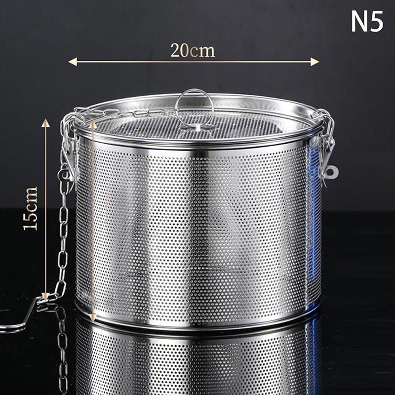 Корзина для маринада для тушения с крючком Ситечко для рассыпного чая Корзины для приправ Овощной Полезный Фильтр Нержавеющая сталь Бытовая Банка для специй