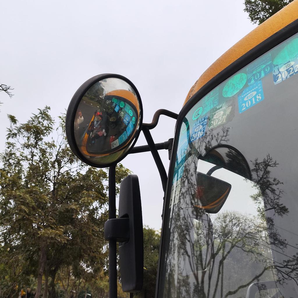Ygmylandbb Bus, Truck, Rearview Mirror, Side Mirror, Auxiliary Mirror, Universal Use, Large Forklift, Tractor,