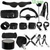 VaHppy SM BDSM Bondage Exquisite Sets 4colors Plush Leather Erotica Sex Toys for Couples Handcuffs Flirting