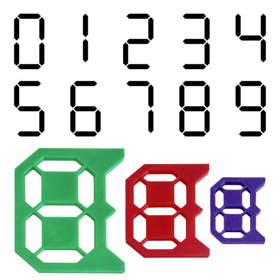 Набор шаблонов для цифровой живописи Пластиковый трафарет с цифрами для художников, для DIY-поделок и домашнего декора Универсальные инструменты для рисования