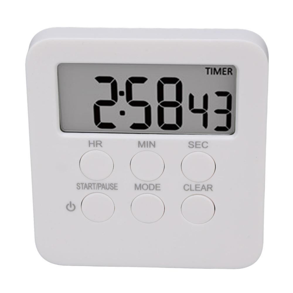 24H Alarm Clock White Reminder Device Versatile Countdown Timer  for Baking