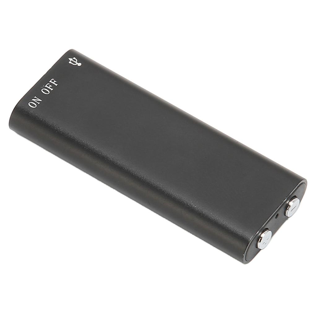 Voice Recorder HD Noise Reduction Voice Activated USB Charging Mini Sound Recorder for Meetings