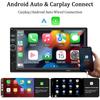 Автомагнитола Hippcron 7" 1 DIN Мультимедийный плеер Поддержка Carplay Android Auto HD Сенсорный экран FM AUX Вход BT Mirror Link SD-карта