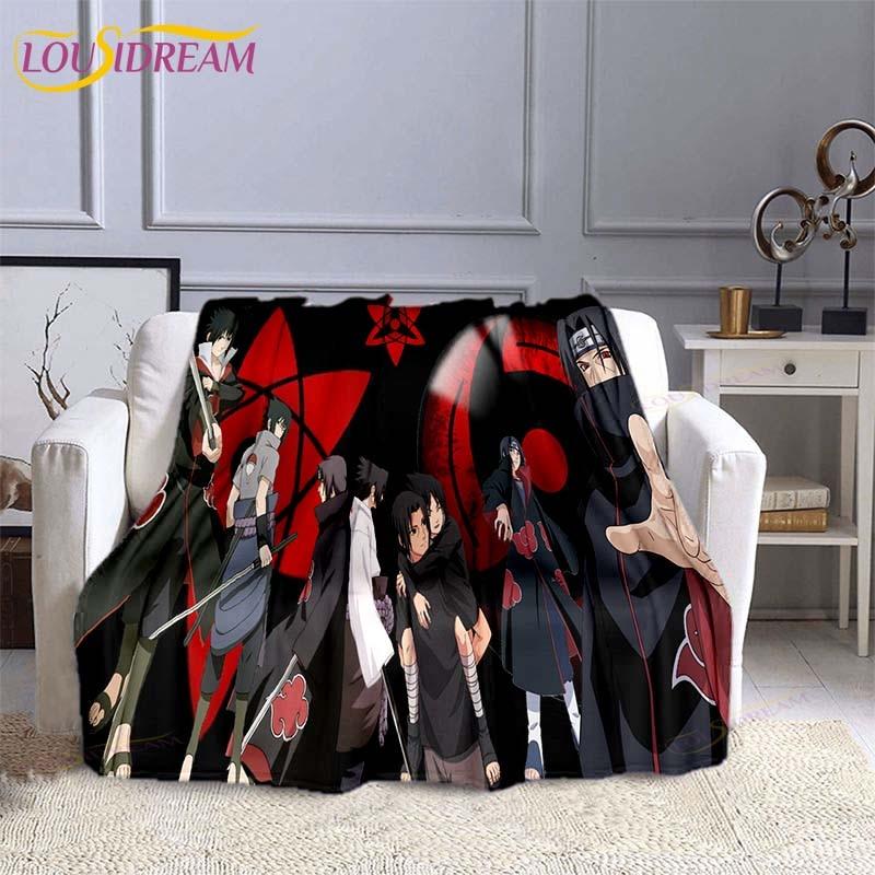 Модное одеяло Наруто, фланелевое одеяло в стиле аниме, мягкое одеяло с 3D принтом, мультяшное покрывало, диван, дорожное детское одеяло для кемпинга